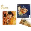 Prostírání pod skleničky G. Klimt "Polibek"