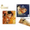 Prostírání pod skleničky G. Klimt "Polibek"