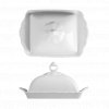 Porelánová máslenka s úchytem "Bílý porcelán" na 250 g másla