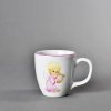 Porcelánový hrníček  "Anděl v růžové košilce" na espresso - 100 ml