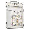 Clayre & Eef - Poštovní schránka VČELA a luční kvítí - 27*8*39 cm