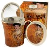 Porcelánový hrnek G. Klimt ADELE BLOCH BAUER se sítkem a víčkem v dárkové krabičce 320 ml