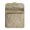 Clayre & Eef - Kovová poštovní  schránka Home s patinou v retro stylu - 25*12*35 cm