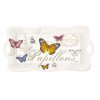 Easy Life - Plastový tác s úchyty NOSTALGIE s motýly - 42*20 cm