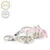 Designová figurka Stříbrné Pantofle s býlími krystaly Swarovski Elements v dárkové krabičce