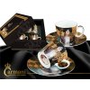 Porcelánové šálky s podšálkem G. Klimt, Judith a Holopherne na espresso v dárkové krabičce