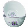 Porcelánová snídaňová miska FIALKY - 14 cm