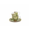 Porcelánové šálky s podšálky na espresso William Morris GOLDEN LILLY ,.