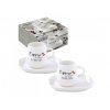 Easy Life - Porcelánový hrnek na espresso Kitchen Elements - 2*100 ml