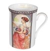 Porcelánový hrnek A. Mucha LÉTO v dárkové krabičce - 250 ml