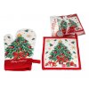 Carmani - Kuchyňská rukavice a chňapka, vánoční stromeček  - 20*20 cm, 25*14 cm