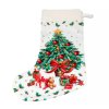 Carmani - Vánoční punčocha s vánočním stromečkem s dárky - 48*34 cm