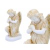 Alabasterská figurka modlící se anděl v kleče - 16 cm