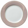 Candlelight - Porcelánový dezertní talíř Pink & Gold Geo - 19 cm