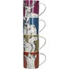 Creative Tops - Sada porcelánových hrnků Into The Wild - 4*300 ml
