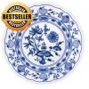 Cibulák - Porcelánový talíř mělký praporový - 24 cm