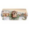 Leonardo - Plastový tác Ptáčci u budky v zimě - 39*12 cm