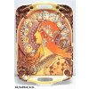 Plastový tác Alfons Mucha - 42,5*29*1,5 cm