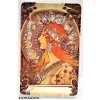 Plastový tác Alfons Mucha - 31*19,5*2,5 cm