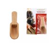 Carmani - Dřevěná lopatka na čaj, kávu a jiné sypké potraviny - 7,5 cm