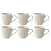Easy Life - Porcelánové hrnky Gallery White 6 ks - 350 ml
