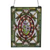 Tiffany panel závěsný DRAGONFLY Clayre & Eef 5LL-6091 - 46*1*61 cm