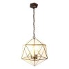 Závěsná lampa Tiffany STELLA NOVA Clayre & Eef 5LL-9345 - 35*35*140 cm E14/max 3*25W