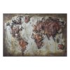 Kovový obraz WORLD MAP Clayre & Eef JJWA00055 - 120*80*4 cm