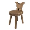 Dřevěná stolička na rostliny Clayre & Eef 6H2210 18x19x34 cm
