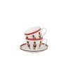 DG - Vánoční porcelanové šálky s podšálkem NUTCRACKERS v dárkovém balení 2 ks - 280 ml