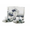 DG - Porcelánová sada šálků s podšálkem na espresso THE GREAT WAVE INSPIRED BY HOKUSAI v dárkové krabičce - 2*110 ml
