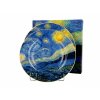 DG - Porcelánové dezertní talíře V. van Gogh, Hvězdné nebe 2 ks - 19,2 cm