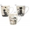 Porcelánový hrnek dekor Kočky č. 1 - 360 ml
