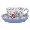 Kitchen Craft - Porcelánový šálek a podšálek Viscri Meadow - 250 ml