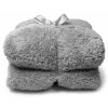 Unique Living - Heboučká deka Teddy šedá - 150×200 cm