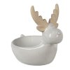 Porcelánová miska REINDEER Clayre & Eef 6CE1589 17x12x15 cm