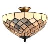 Stropní lampa Tiffany Clayre & Eef 5LL-6331 Ø 41x24 cm E14/max 2x40W