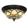 Stropní lampa Tiffany Clayre & Eef 5LL-6335 Ø 37x19 cm E14/max 2x40W