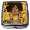 Krabička na tablety lékovka-pilulník se zrcátkem G. Klimt, Judith I