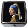 Krabička na tablety lékovka-pilulník se zrcátkem Jan Vermeer, Girl with the Pearl Earring