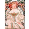 Plu - Magnetka Alphons Mucha, Rěverie - 8x5,5 cm
