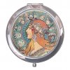 Plu - Kosmetické zrcátko Alfons Mucha, The Zodiac - 7 cm