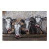 Kovový 3D obraz COWS Clayre & Eef 5WA0188 120x7x80 cm