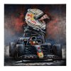 Kovový 3D obraz RACECAR Clayre & Eef 5WA0202 100x5x100 cm