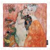 Plu - Hedvábný šátek G. Klimt, The Girlfriends - 52 x 52 cm