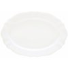 Easy Life - Porcelánový servírovací talíř Perle White - 36×25 cm