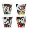 Egan - Porcelánové šálky na espresso MICKEY AND MINNIE 4 ks - 70 ml