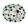 Egan - Porcelánové dezertní talíře 101 Dalmatinů, modré - 19 cm