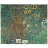 Plu - Čistící hadřík na brýle G. Klimt Garden with Sunflowers- 15x18 cm