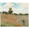 Plu - Čistící hadřík na brýle Claude Monet Vlčí máky u Argenteu il - 15x18 cm